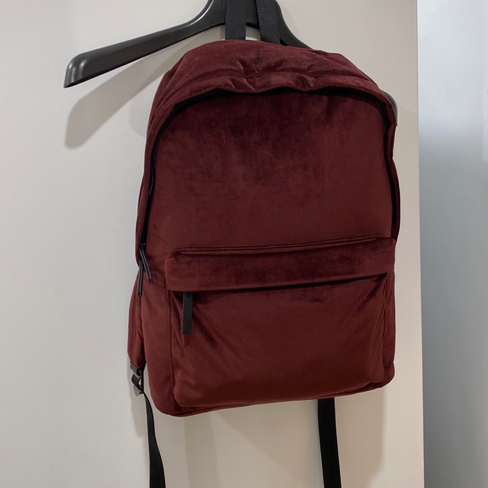 **NWOT ** ZARA VELVET BACKPACK